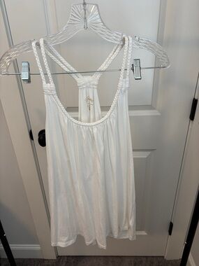 Lilly Pulitzer White Braided-Strap Tank Top